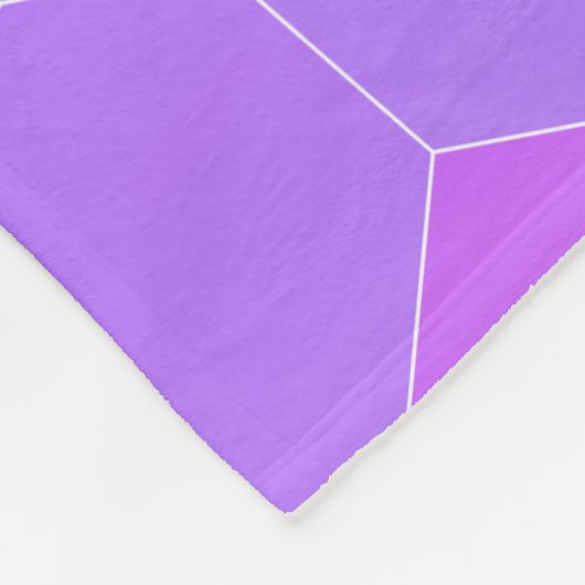 Geometrische Gradient des Bright Rainbow Fleecedecke (Ecke)