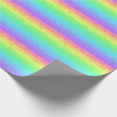 Geometrische Gradient des Bright Rainbow Geschenkpapier (Ecke)
