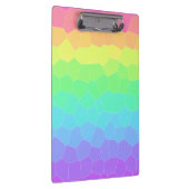 Geometrische Gradient des Bright Rainbow Klemmbrett (Rechts)
