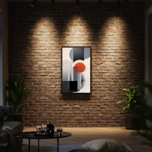 Geometrische Gradient Poster