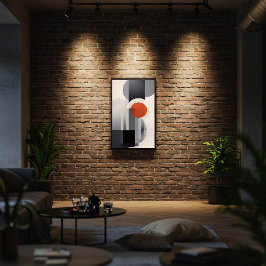 Geometrische Gradient Poster