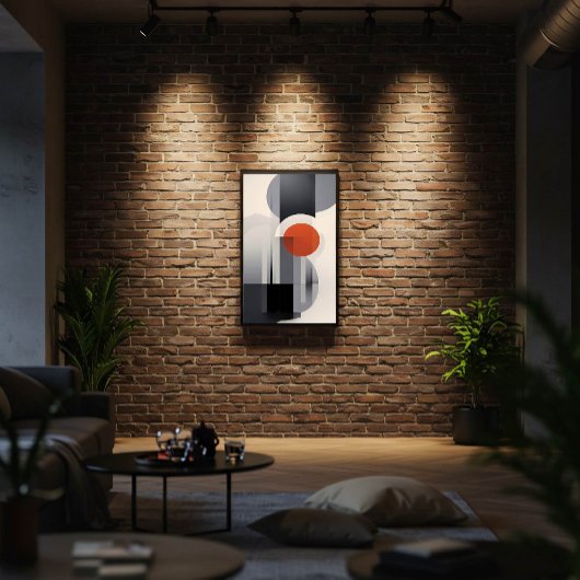 Geometrische Gradient Poster