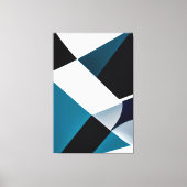 Geometrische Gradienten Leinwanddruck (Vorderseite)