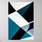 Geometrische Gradienten Poster (Vorne)