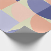 Geometrische grafische Gestaltungsformen | Lila un Geschenkpapier (Ecke)
