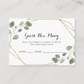 Geometrische Greenerie schätzt die Anzahl der Spie Visitenkarte (Vorderseite)