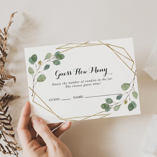 Geometrische Greenerie schätzt die Anzahl der Spie Visitenkarte