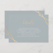 Geometrische Grenze RSVP Karte (Vorne/Hinten)