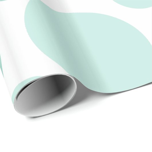 Geometrische große, spielerische Kreise Geschenkpapier (Rolleneckpunkt)