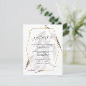 Geometrische Gründetails Begleitkarte (Stehend Vorderseite)