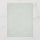 Geometrische Grünpflanzen Moderne Gold Sukkulente Begleitkarte (Rückseite)