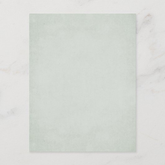 Geometrische Grünpflanzen Moderne Gold Sukkulente Begleitkarte (Rückseite)