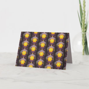 geometrische Grußkarte im marokkanischen Stil Karte