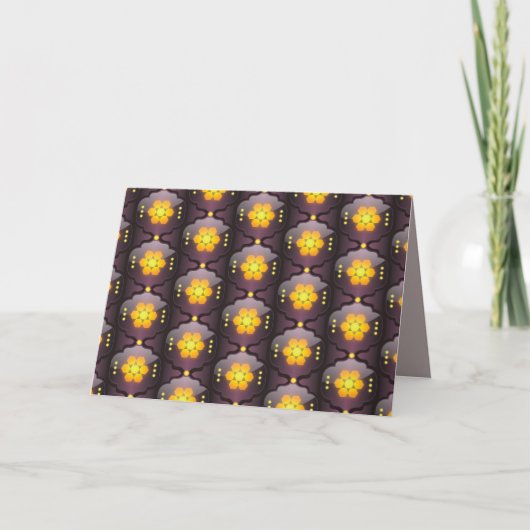 geometrische Grußkarte im marokkanischen Stil Karte (Vorderseite)