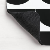 Geometrische Halbkreis-Mausunterlage Mousepad (Ecke)