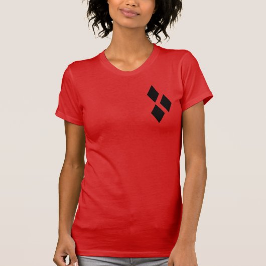 Geometrische Harley Diamanten T-Shirt (Vorderseite)