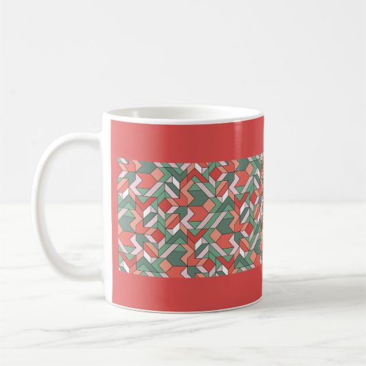 Geometrische Harmonie #1 Kaffeetasse (Links)