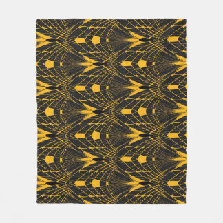 Geometrische Harmonie: Design digitaler Ornamente Fleecedecke
