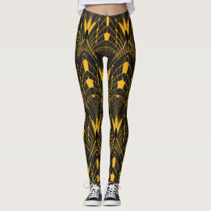 Geometrische Harmonie: Design digitaler Ornamente Leggings