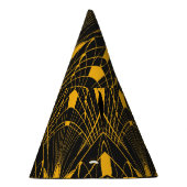 Geometrische Harmonie: Design digitaler Ornamente Partyhütchen (Rechts)