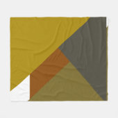 Geometrische Harmonie Fleecedecke (Vorderseite (Horizontal))