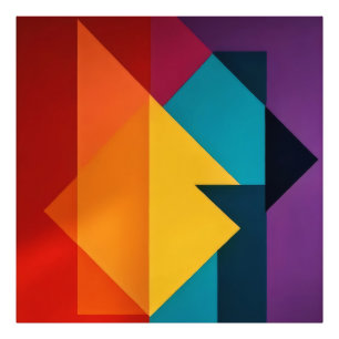 Geometrische Harmonie Fotodruck