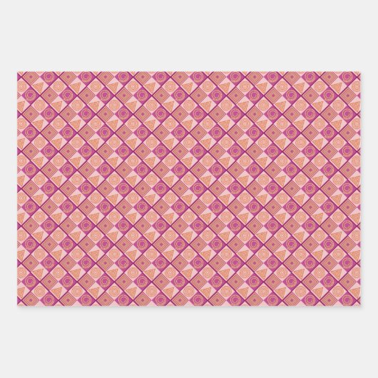 Geometrische Harmonie - Geschenkpapier Set (Vorderseite 3)