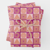 Geometrische Harmonie - Geschenkpapier Set (Beispiel)