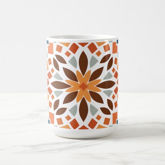 Geometrische Harmonie Kaffeetasse (Mittel)