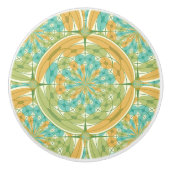 Geometrische Harmonie Keramikknauf (Vorderseite)