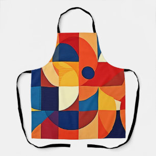 Geometrische Harmonie: Kunstvolles Design Schürze