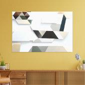 Geometrische Harmonie Leinwanddruck (Insitu (Wohnzimmer))