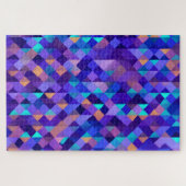 Geometrische Harmonie Modernes abstraktes Puzzle (Horizontal)