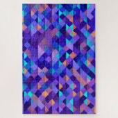 Geometrische Harmonie Modernes abstraktes Puzzle (Vertikal)