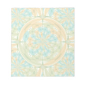 Geometrische Harmonie Notizblock (Vorderseite)