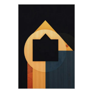 Geometrische Harmonie Poster