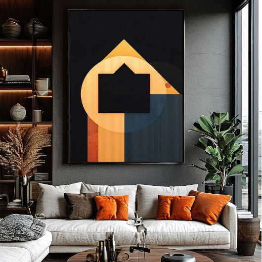 Geometrische Harmonie Poster
