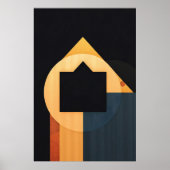 Geometrische Harmonie Poster (Vorne)