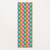 Geometrische Herzen in psychedelischen Farben (1) Yogamatte (Vorderseite)