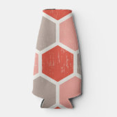 Geometrische Hexagon-Formen Flaschenkühler (Vorderseite)