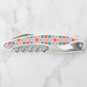 Geometrische Hexagon-Formen Kellnermesser (Rückseite)