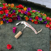 Geometrische Hexagon-Formen Kellnermesser