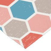Geometrische Hexagon-Formen Kurzer Tischläufer (Ecke)