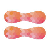 Geometrische Hexagon-Formen rosa gelb Baseball (Paneele)