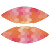 Geometrische Hexagon-Formen rosa gelb Football (Paneele)