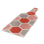 Geometrische Hexagon-Formen Schneidebrett (Ecke)