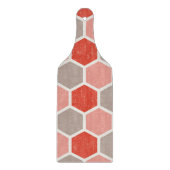 Geometrische Hexagon-Formen Schneidebrett (Vorderseite)