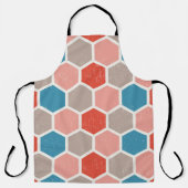 Geometrische Hexagon-Formen Schürze (Vorderseite)