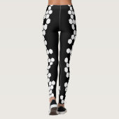Geometrische Hexagon-Fußball-Leggings Leggings (Rückseite)