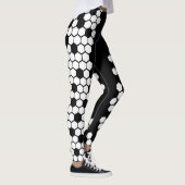 Geometrische Hexagon-Fußball-Leggings Leggings (Rechts)